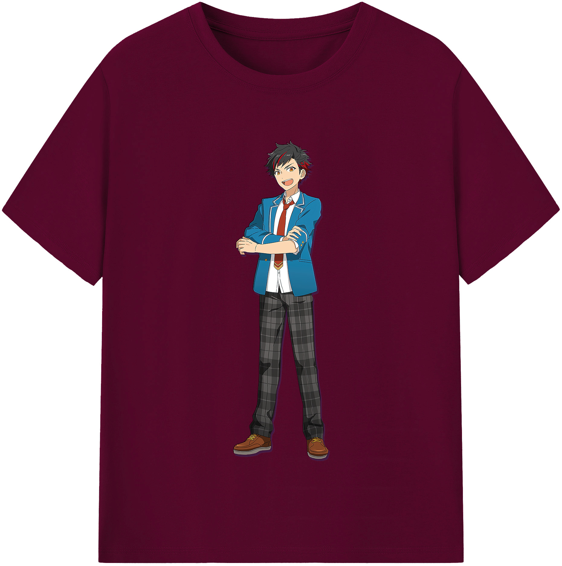 （画像用） あんさんぶるスターズ! Ensemble Stars レディースカジュアルプリントTシャツ（綿100％）
